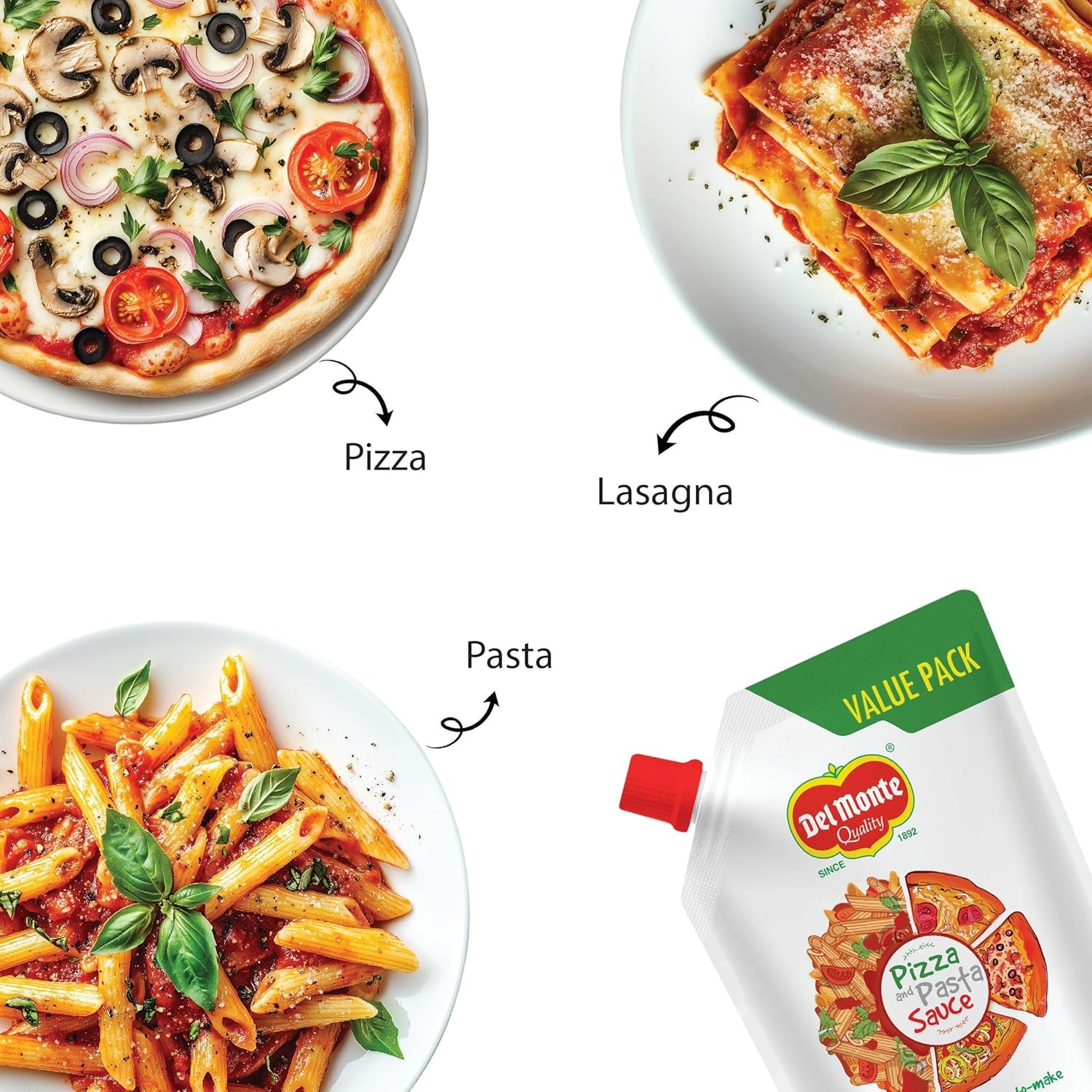 Del Monte Pizza & Pasta Sauce 400gm